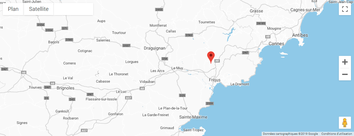 Carte Google Map Camping Pierre Verte